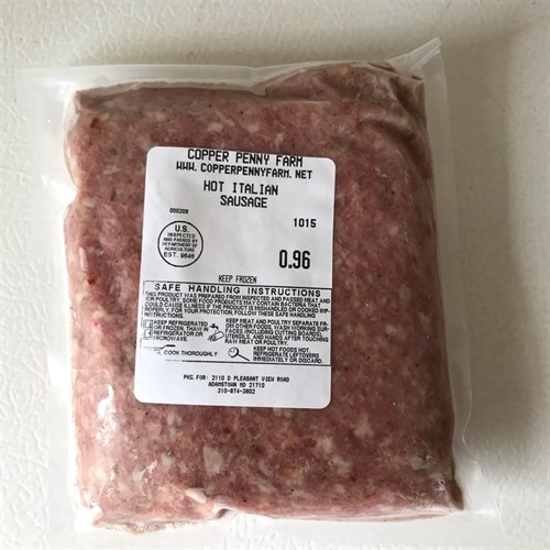 Pork Sausage - Hot Italian Bulk