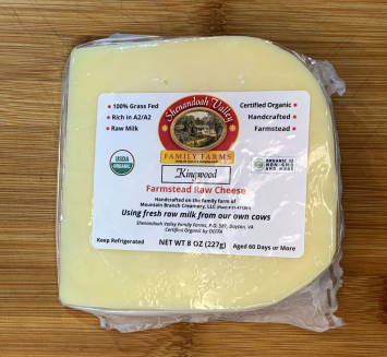 Cheese, Raw Kingwood (Farmers)